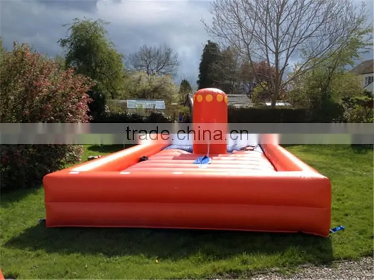Inflatable bungee eliminator run back to back Bungee run for adults