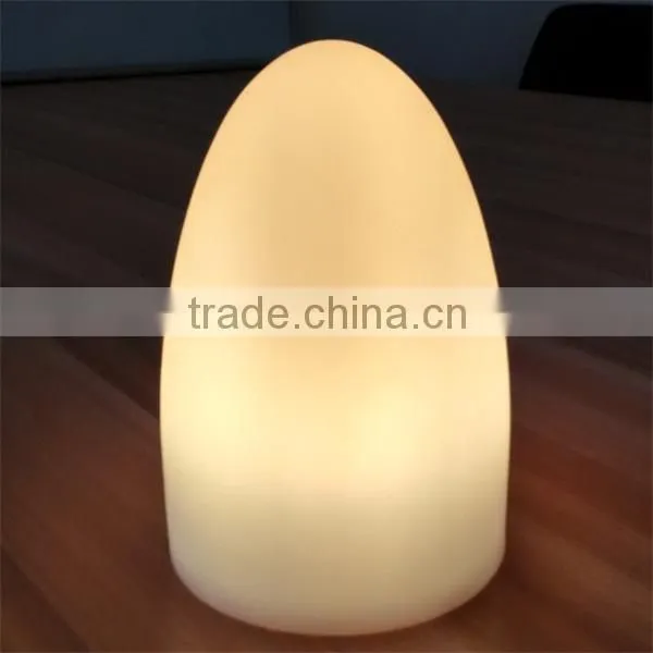 16 color change plastic apiciform Led table lamps with remote