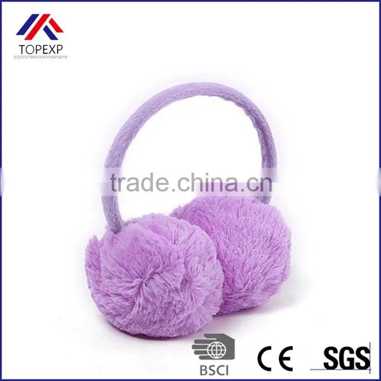 Fuzzy Earmuff Solid Color Warm Earmuff