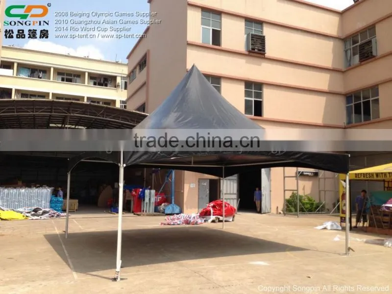 5m outdoor aluminum frameblack tension tent for party/event in hot sale