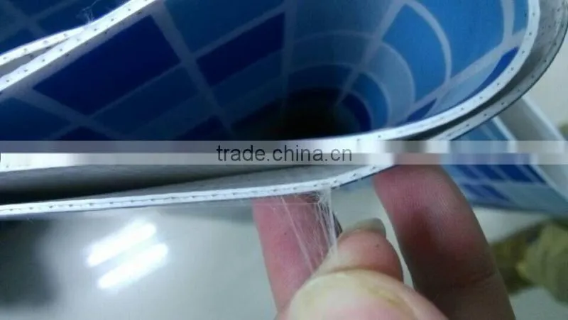 Non-slip vinyl liner Anti UV lights fiberglass PVC swimming pool liner