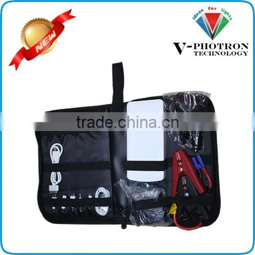 Free Sample jump starter 12000mAh Two USB output portable car emergency power supplier car jump starter