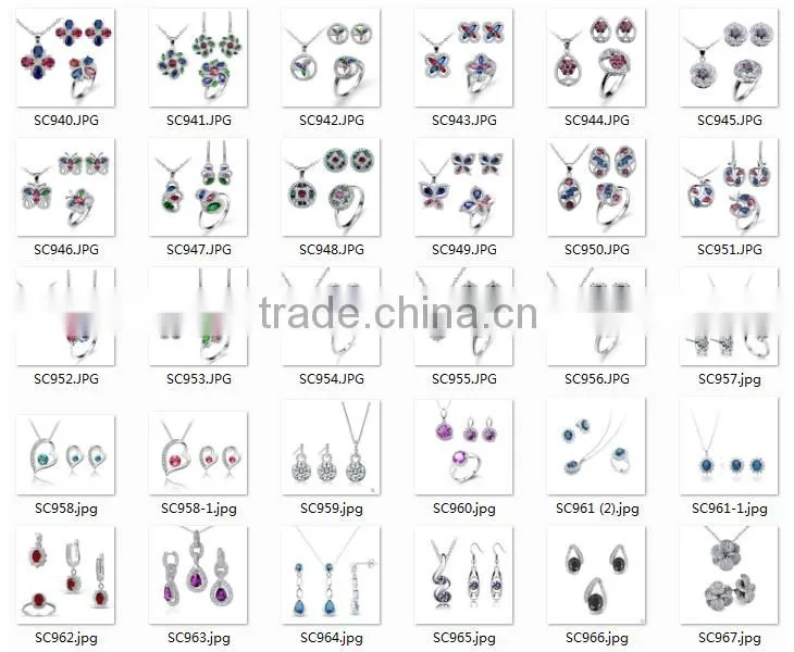 Best gift heart shaped simple fashion jewelry