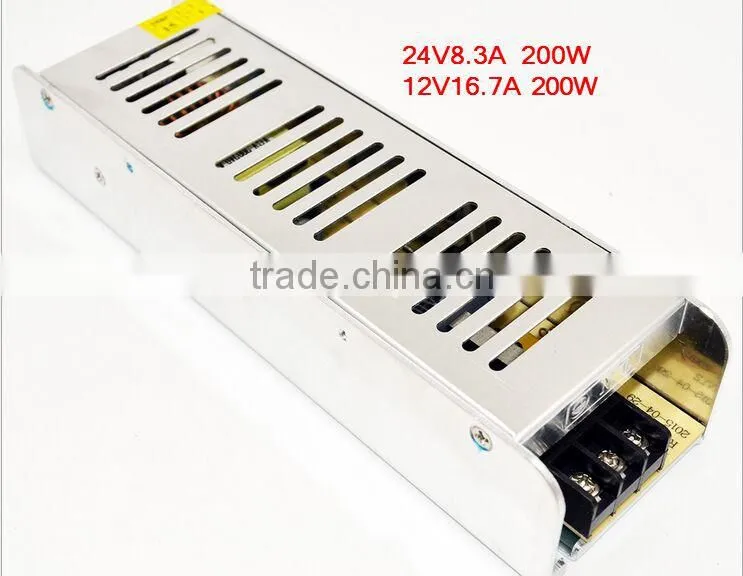 12v 16.5a strip power supply 12v LED Switch Supply 200w led driver