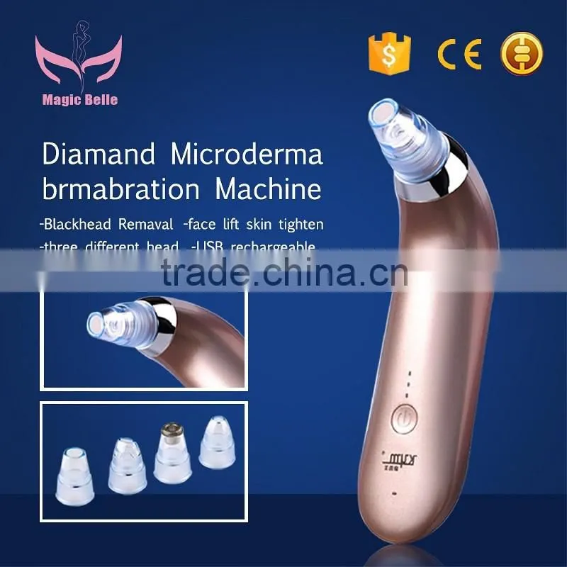 Professional Blackhead Removal Diamond Microdermabrasion machine vacuum suction comedo Machine for Home use