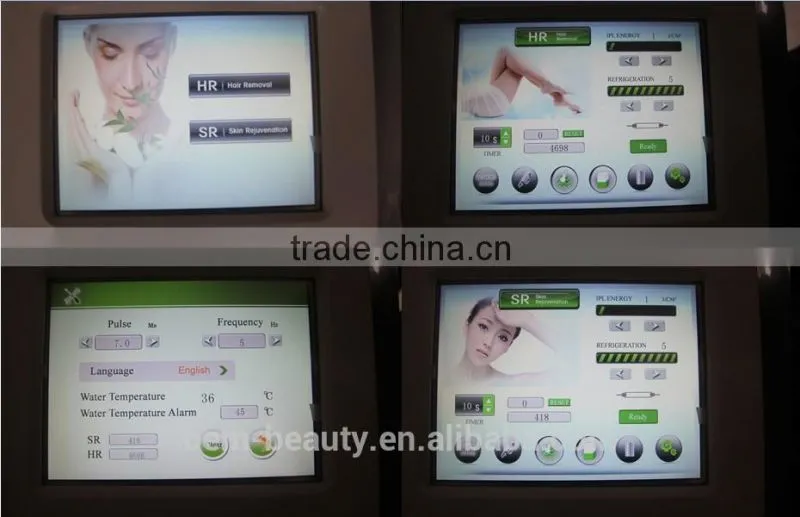 Lastest technology SHR SR HR for Hair Removal Skin Rejuvenation IPL SHR system