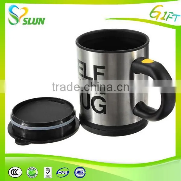 New fashion eco friendly cheap coffee mug self stirring mug review