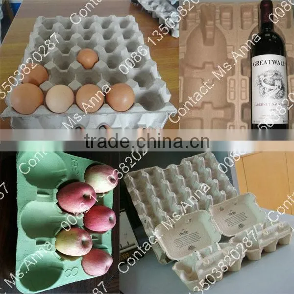 Recycled paper egg carton box making machine