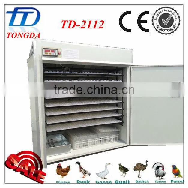 Tongda incubator for chicken automatic type for 2000 eggs TD-2112