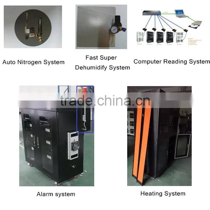 Ultra Low Humidity Anti Oxidation 1452L Humidity Control Storage Cabinet for IC