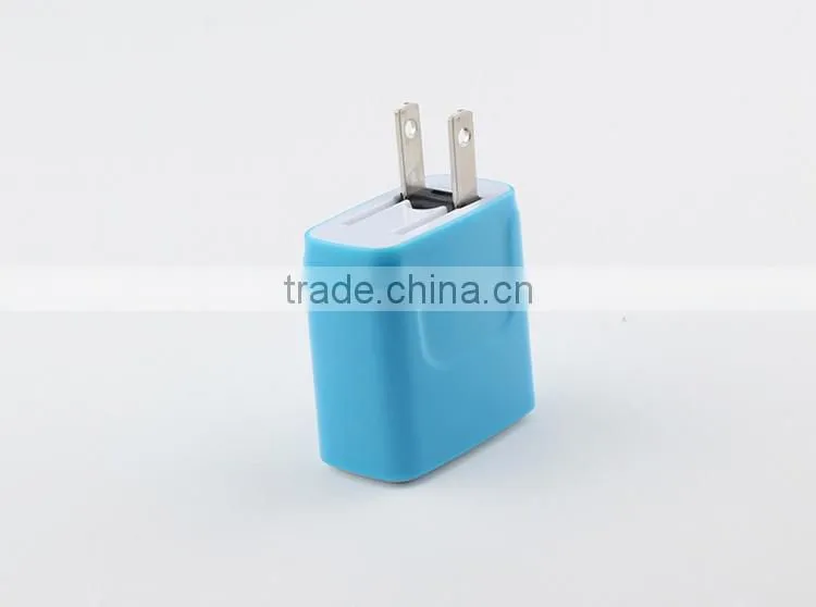 Portable 2 USB Ports Mobile Phone Travel Charger With US / EU Plug
