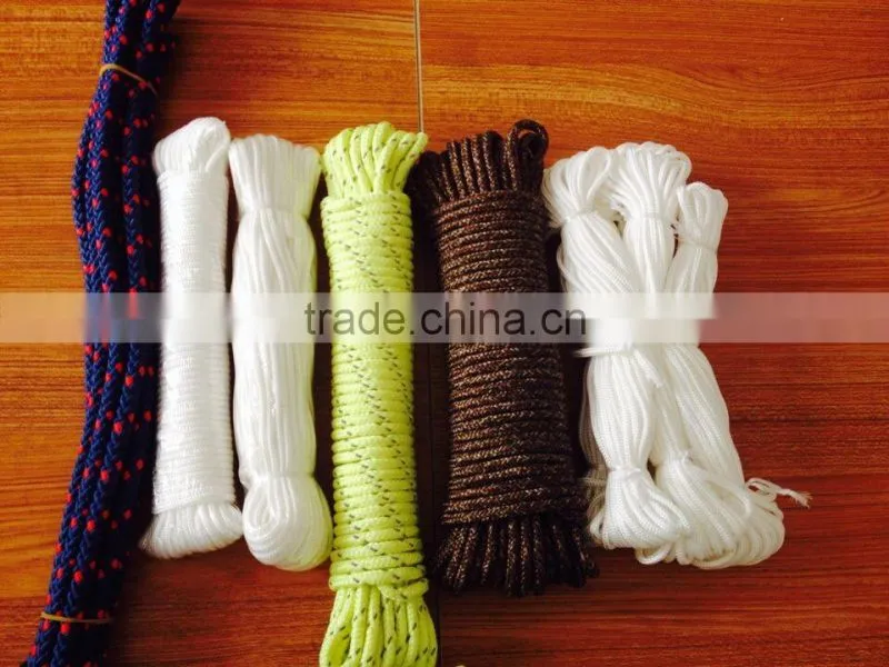 Hot sale popular 3mm braided polyester rope