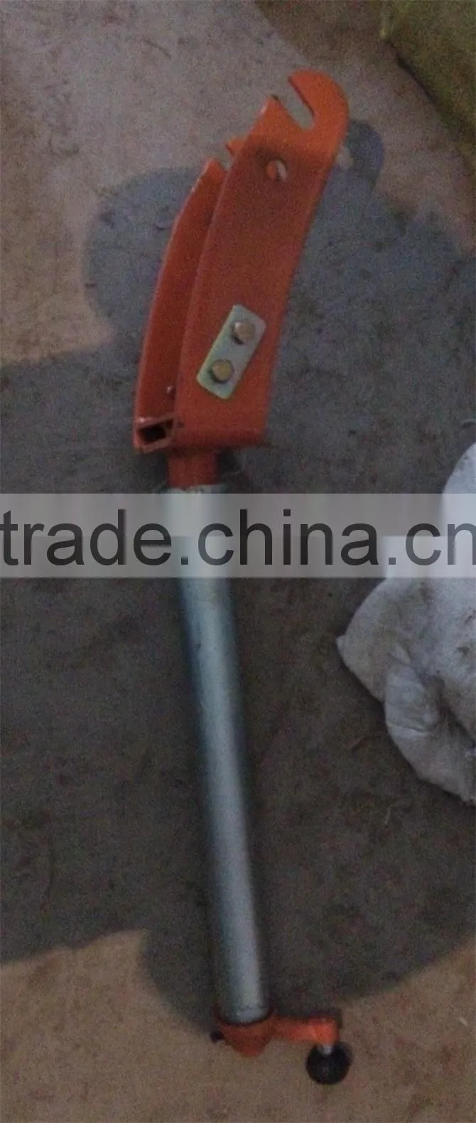 walking tractor tail wheel fork assembly