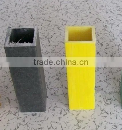 Pultruded FRP Square Tube / Glass fiber reinforced plastic Rectangular Tube