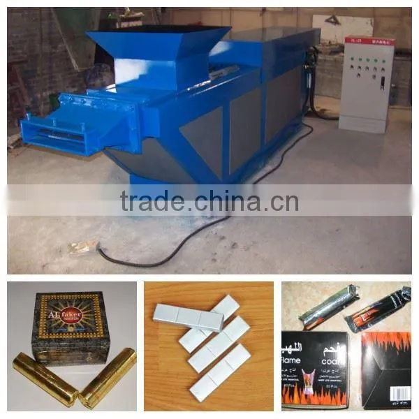 New model consumption hookah charcoal making machinery with high grade