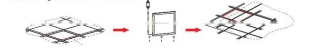 2017 New Construction 600x600MM 36W or 40W SMD2835 PF>0.9 LED Panel Light with LIFUD driver
