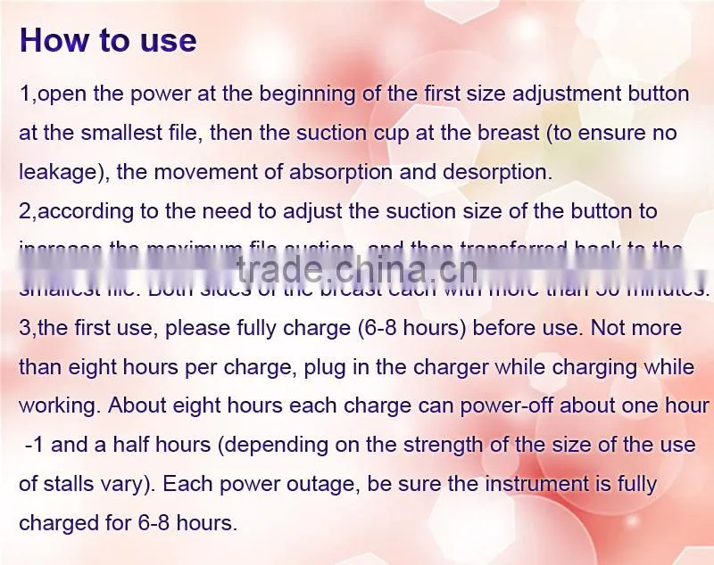 Breast massager instrument Make Your Chest Bigger Breast Massager