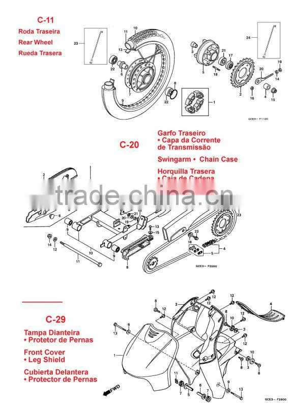 OEM 200cc 500cc motorcycle engine
