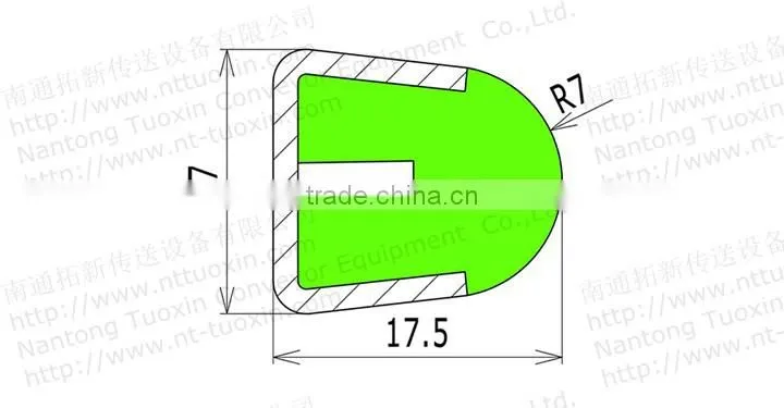 Modular Conveyor Chain W58 Round Cap Sideguide