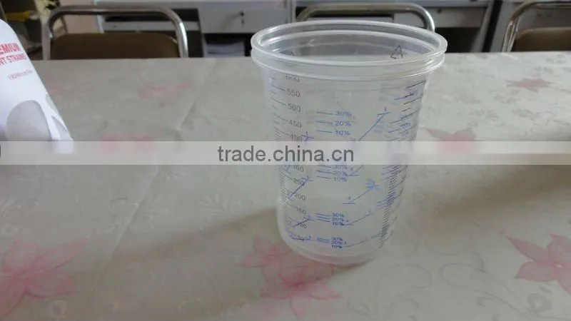 Plastic Spray Painting Mixing Cup rigid type