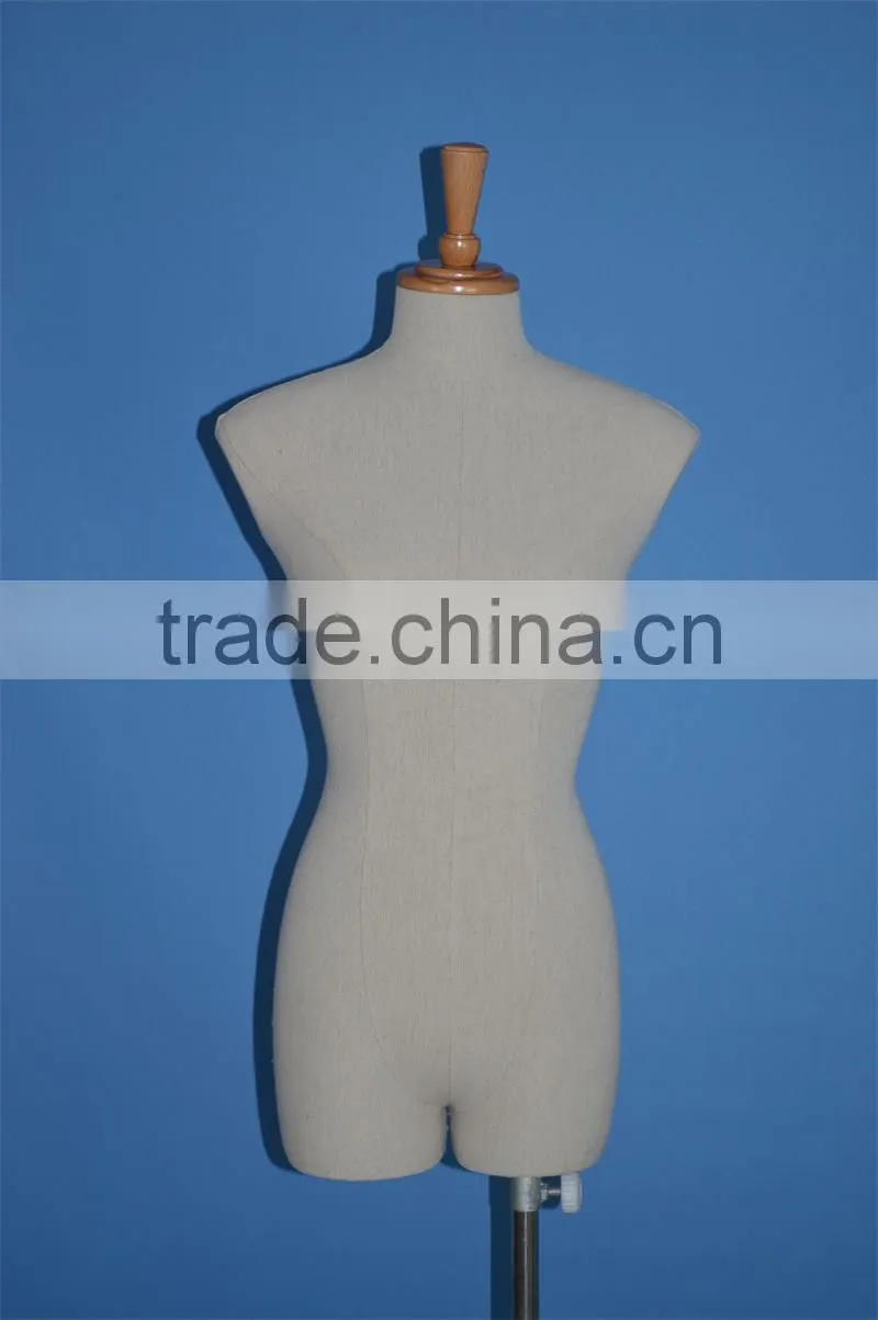 Fashion female mannequin With fabric covered for dressing display