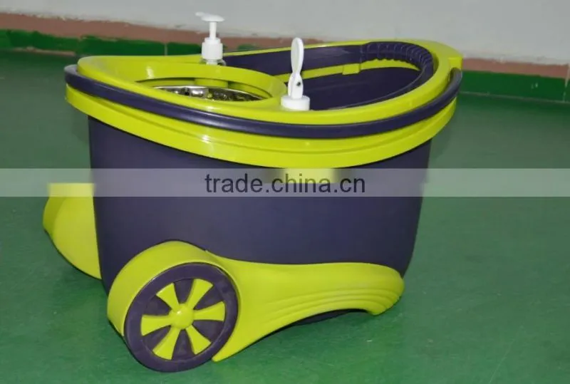 360 Easy Wring Microfiber Spin Mop and Engery Savng Bucket System