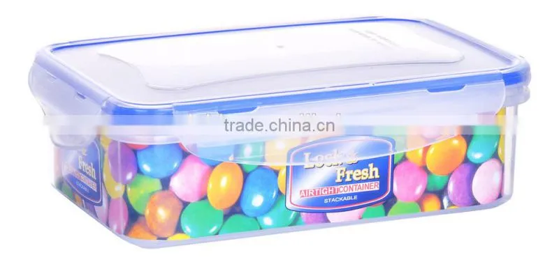 1050ml hot airtight container kitchen/storage airtight container/plastic airtight container/plastic food containers with lid