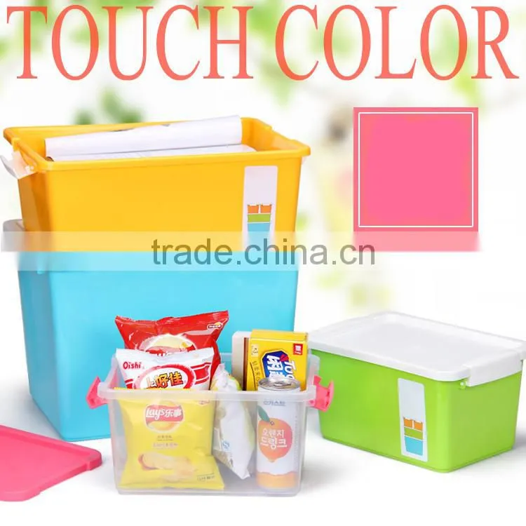 11.5L Hot Sale Colorful Plastic Storage Box With Lock