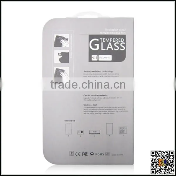 Retail Paper Box Temp Screen Protective Film Paper Packaging , packaging box