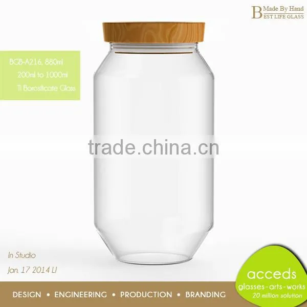 Wholesale Decorative Cheap Empty Airtight Glass Juice Jars