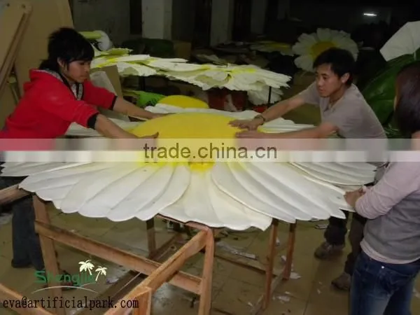 China wholesale manufacturer make PU fake fairy tale world decorative artificial huge lotus flower for decoration