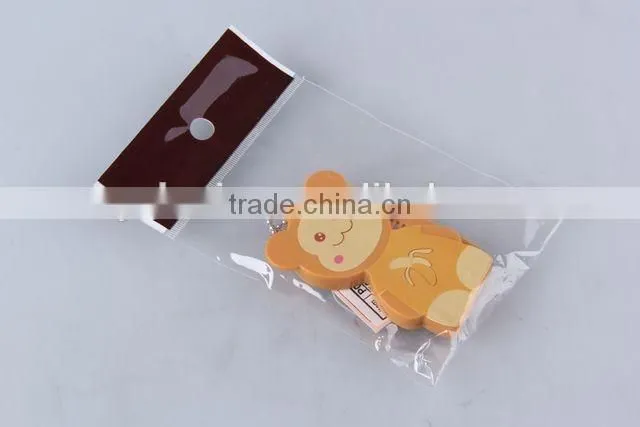 Animal shaped folding comb with mirror with hanging chain/hair brush