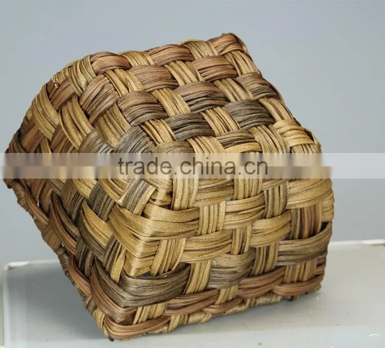 PE plastic woven garden flowerpot
