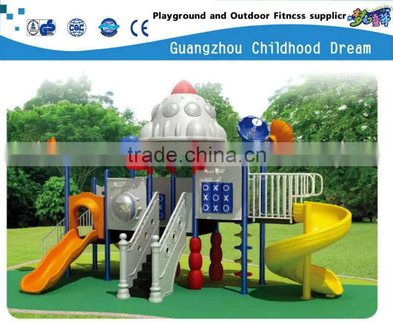 (HB-08602) 900*500*450cm Outdoor Slide ,Alien Series Children Slide ,Plastic Used Preschool Children Slide