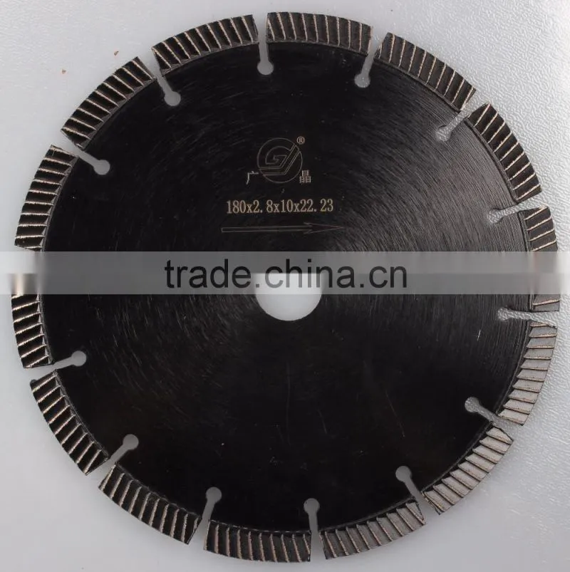 180mm Diamond Turbo Saw Blade Electroplated Marble Blade