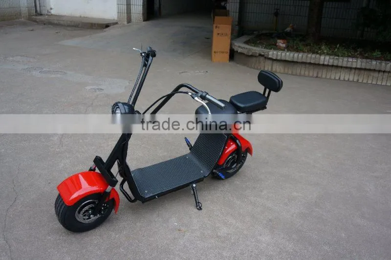 2 seat electric scooter with big wheels citycoco