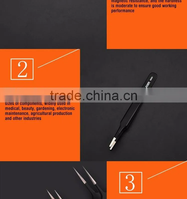 Professional Sharp Nose Anti-Static Stainless Steel Tweezer
