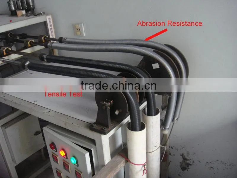 UV resistant corrugated tube for vacuum cleaners