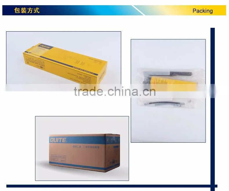 Industrial Patented Standard Grease Gun With Plastic Handle