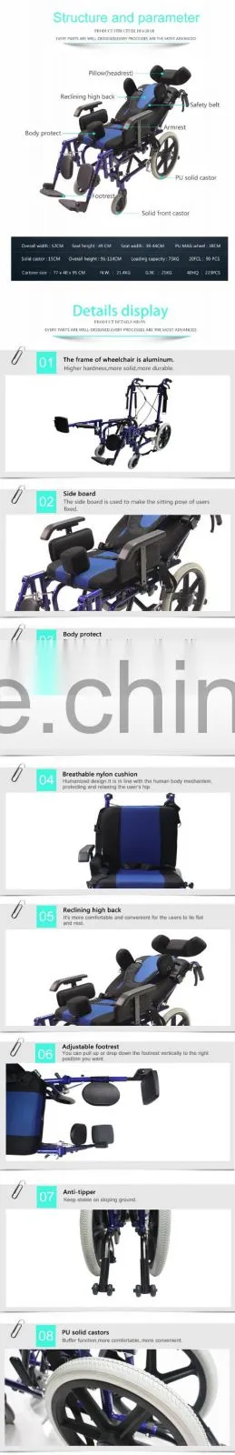 Topmedi made in china quadriplegic wheelchair