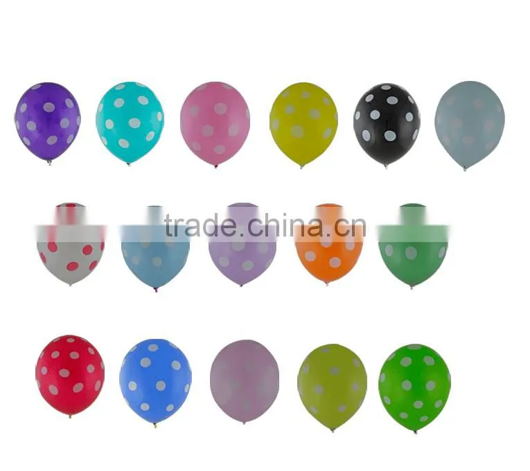 Polka Dot Latex Wedding Balloons Sales Promotion Party Balloon