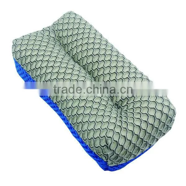 High Quality bug and tar sponge/2 in 1 cleaning sponge/mesh sponge