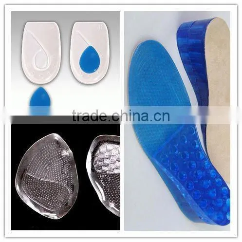 fashion design Liquid silicone gel hell shoe pad