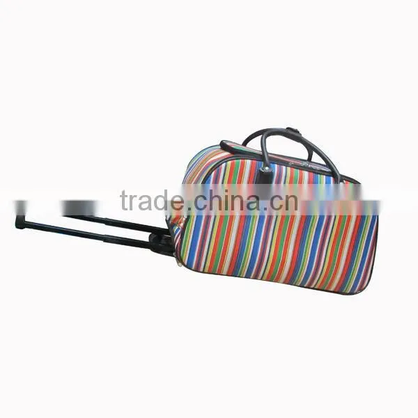 Travel PU Bags With Trolly Travelling Bags With Wheels