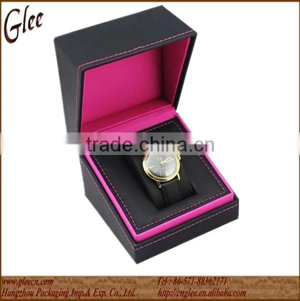 Fashion mens leather watch storage box