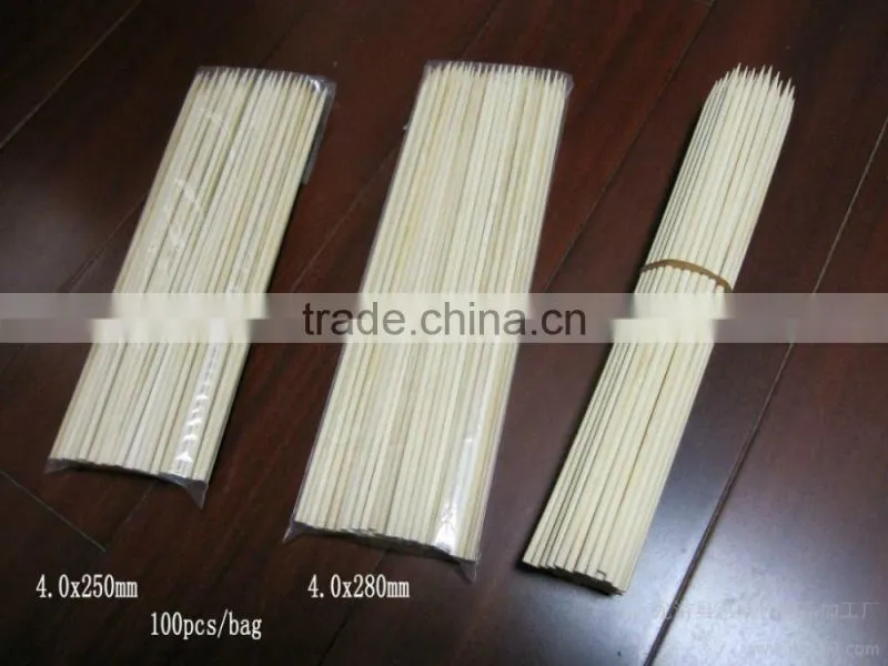 Bamboo skewers with all size and any packing