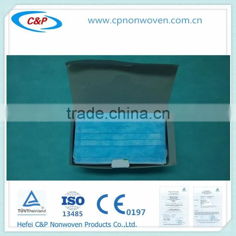 Disposable nonwoven medical nonwoven face masks