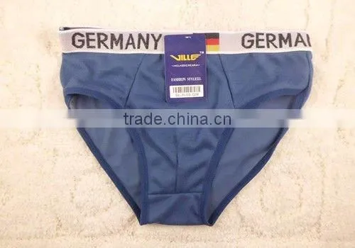 cheap stock cotton men brief