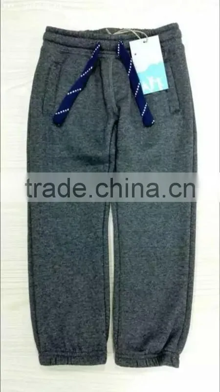 Kid's new pattern factory price fashion fleece pants apparel stock lots