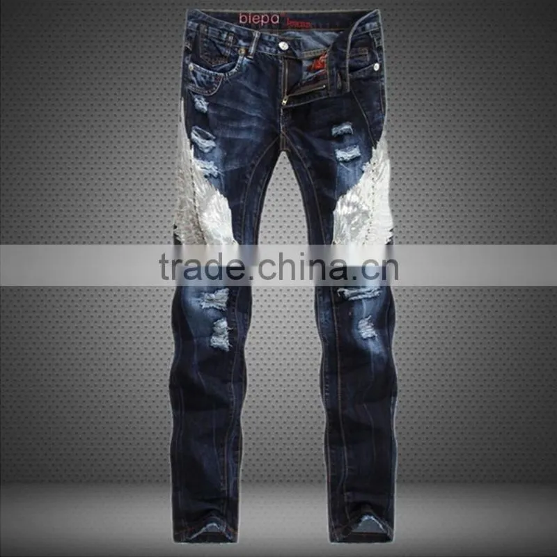 Men Slim Fit Shorts Jeans Summer Cool Pants